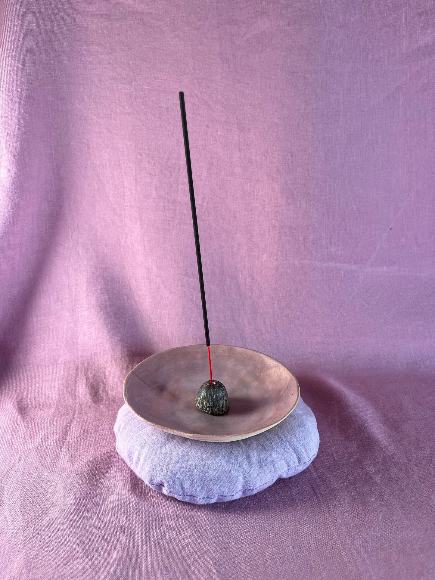 Ceramic Bowl and Incense Holder – Violet