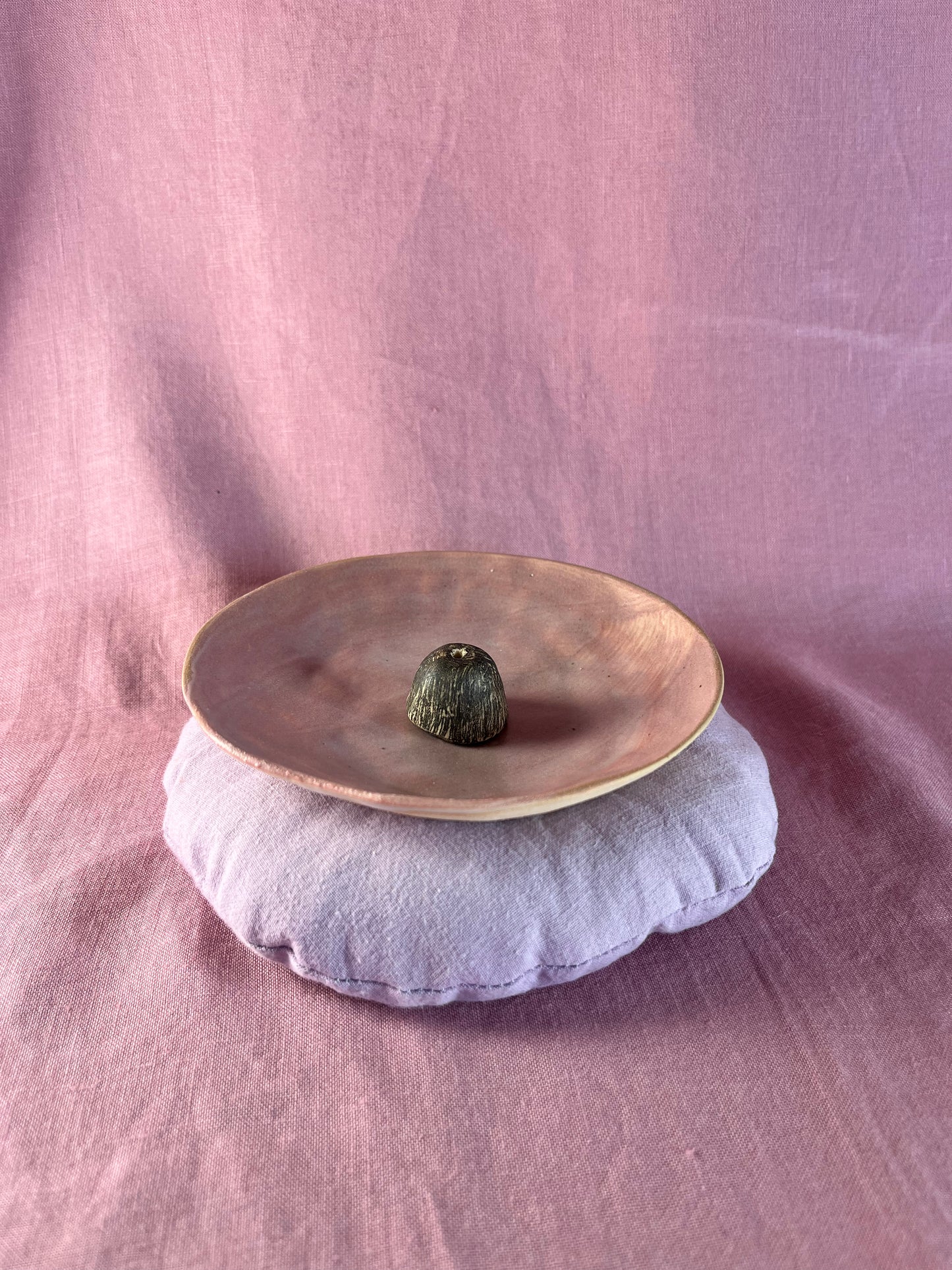 Ceramic Bowl and Incense Holder – Violet