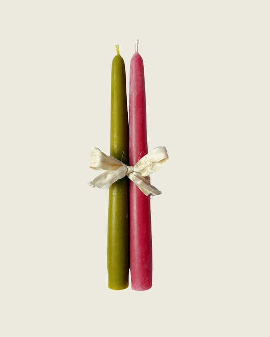 Beeswax Taper Candles