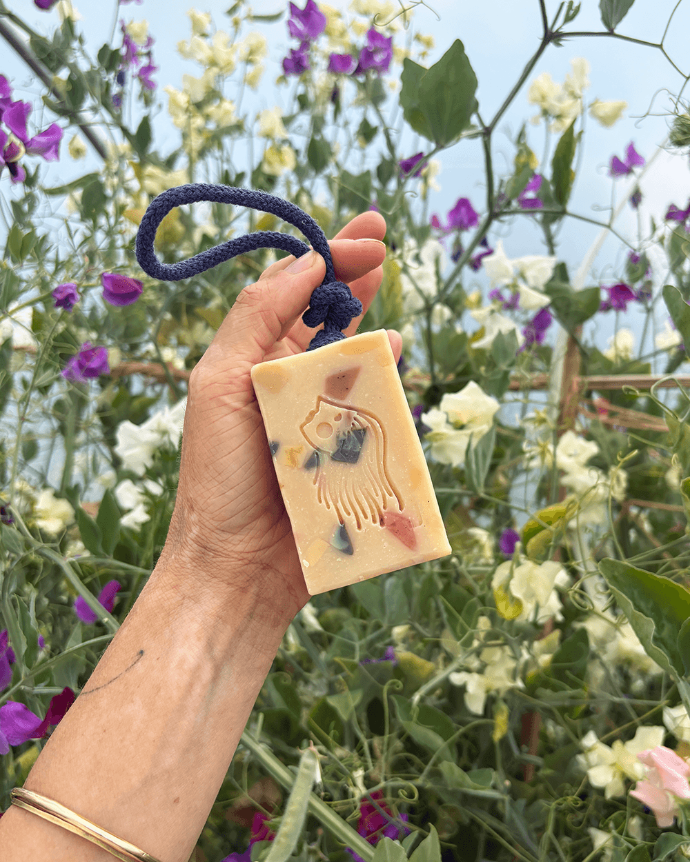 Goat Milk Soap on Rope - Bwrw Confetti